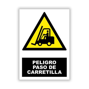 CARTEL OBRA  PASO DE CARRETILLAS