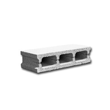 BLOQUE HORMIGON BLANCO 50X20X12CM Obramat (Bricomart)