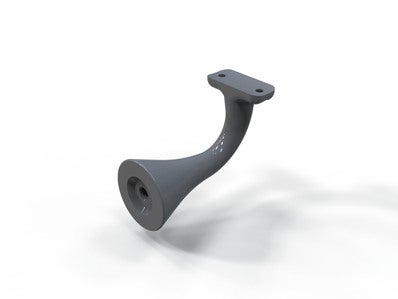 SOPORTE FIJACION BARANDILLA PLATA