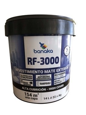 REVESTIMIENTO FACHADA MATE  RF-3000  14L BLANCO