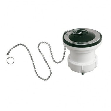 Bricomart VÁLVULA LAVABO 1 1/2" CON TAPÓN BLANCO JIMTEN