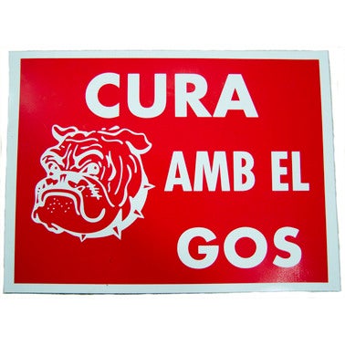 CARTELL CURA AMB EL GOS