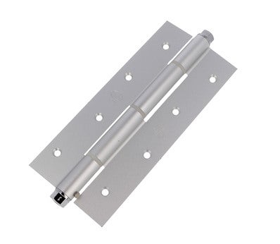 BISAGRA PARA PUERTA VAIVEN SIMPLE 180 X 80 MM. PLATA | Obramat (Bricomart)