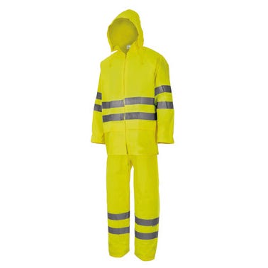 CONJUNTO LLUVIA 2 PIEZAS ALTA VISIBILIDAD AMARILLO TALLA XXL 189