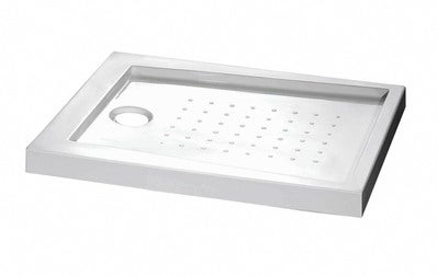 PLATO DE DUCHA ACRILICO RECTANGULAR BLANCO 70X120X5CM Obramat (Bricomart)