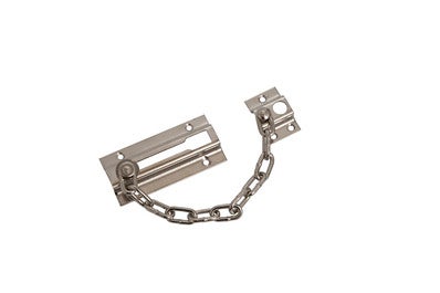 CADENA SEGURIDAD PARA PUERTA NIQUELADA