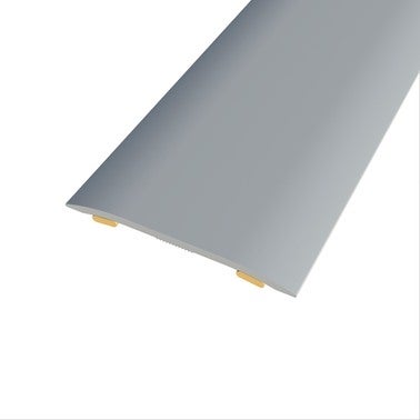 PERFIL DE UNION ADHESIVO 3.7 X 90 CM ALUMINIO PLATA