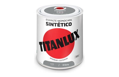 ESMALTE EFECTO METALIZADO TITANLUX 250ML PLATA