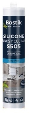 SILICONA ANTIMOHO BAÑO Y COCINA S505 TRANS 280ML - [MEJOR PRECIO 2023]  Ferreteria Illanes