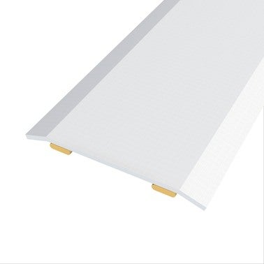 PERFIL DE UNION  ADHESIVO 4 X 83 CM ACERO BLANCO