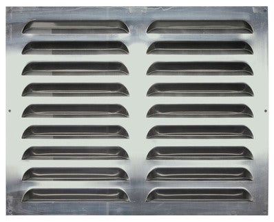 Rejilla de ventilación plana 100x100 mm Aluminio - ALG SISTEMAS - Brico  Profesional
