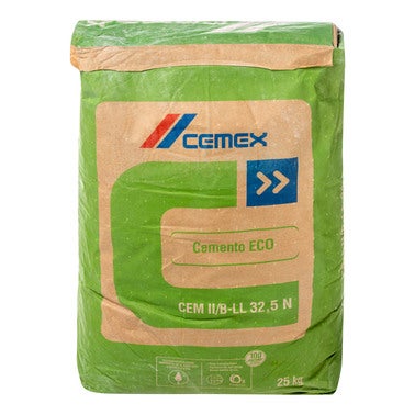 CEMENTO GRIS CEMEX ECO + SR 32,5N 25 KG
