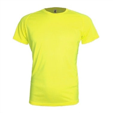 CAMISETA TECNICA AMARILLA FLUOR TALLA S VELILLA MK520V