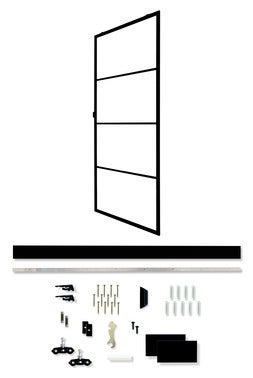 Puertas Correderas De Cristal Puerta Corredera Artisto II Negro
