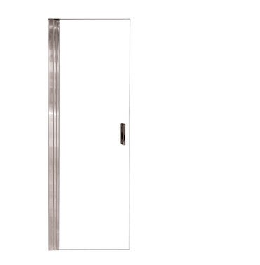 Bricomart MAMPARA PANEL DE DUCHA ABATIBLE CARIBE PRO 90CM CON TIRADOR CROMO