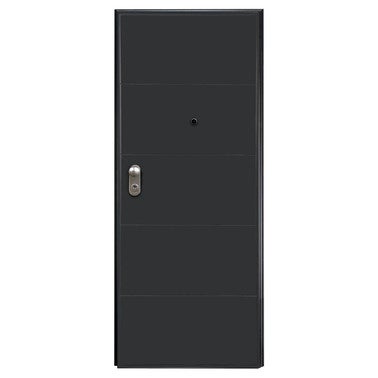 Bricomart PUERTA ACORAZADA VT5 GRIS Y BLANCA DERECHA