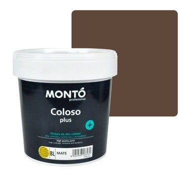 PINTURA PLASTICA CHOCOLATE MATE 2,5L COLOSO