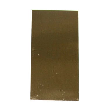 PLACA PARA PUERTA CIEGA 80 X 160  MM LATON MATE