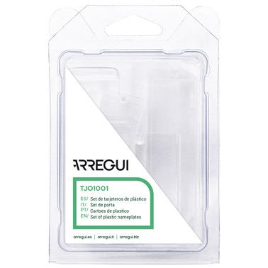 SET TARJETERO PLASTICO PARA BUZON 5 UDS ARREGUI