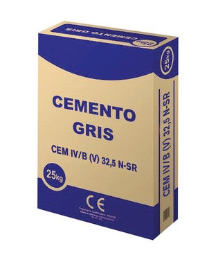 CEMENTO GRIS 32,5N 25 KG