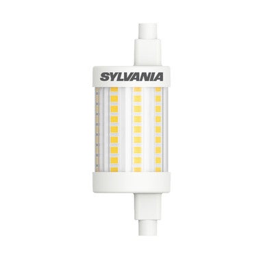 BOMBILLA LED LINEAL CORTA REGULABLE R7S 1055LM 8.5W LUZ CALIDA