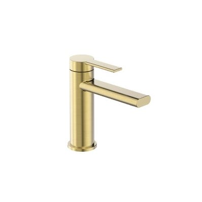 Bricomart GRIFO LAVABO MONOMANDO RONDO PVD ORO CEPILLADO Ofertas