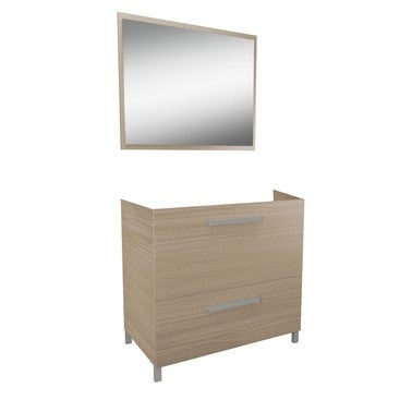 MUEBLE DE BAÑO + ESPEJO URBAN 80 CM