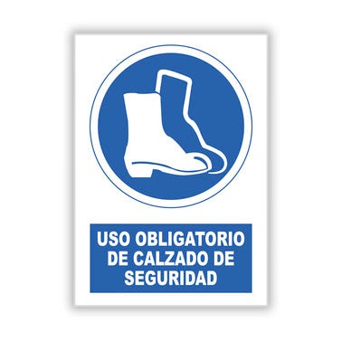 CARTEL OBRA PROTECCIÓN BOTAS