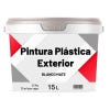 PINTURA PLÁSTICA EXTERIOR MATE 15L BLANCO
