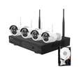 KIT GRABADOR CCTV WIFI 8 CANALES + 4 CAMARAS EXTERIOR + 1TB