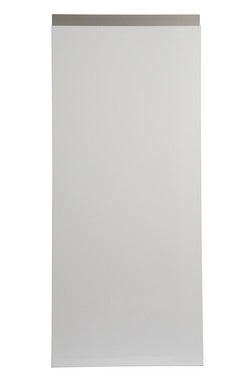 Bricomart KIT 2 PUERTAS PARA MUEBLE DE COCINA TOLEDO BLANCO BRILLO PET 90X40CM