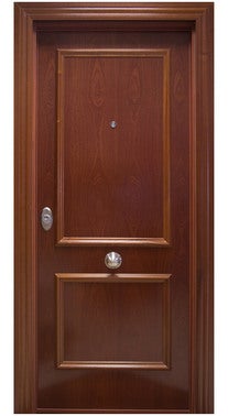 Bricomart PUERTA ENTRADA ACORAZADA SAPELLY 2 CUADROS 80 CM DERECHA