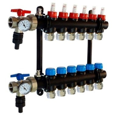 Bricomart COLECTOR POLIAMIDA 10 CIRCUITOS CON RACOR