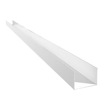 PERFIL U PANEL FACHADA SANDWICH 3M BLANCO