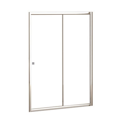 Bricomart MAMPARA DE DUCHA FRONTAL CORREDERA CATANIA PRO 160CM CROMO