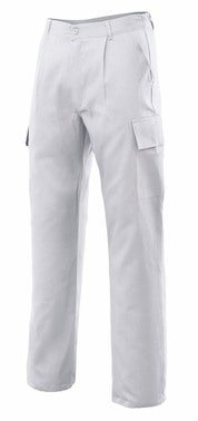 PANTALON MULTIBOLSILLOS BASICO BLANCO TALLA 48 VELILLA 31601