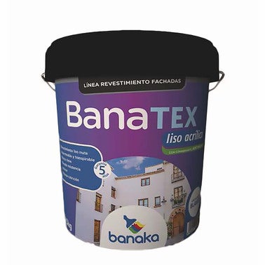 BASE PINTURA FACHADAS MATE BANATEX 4L TONOS CLAROS BL