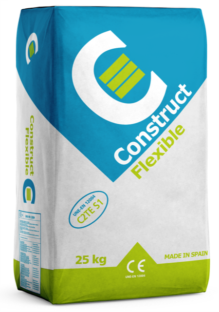 CEMENTO COLA CONSTRUCT FLEXIBLE 25 KG BCO