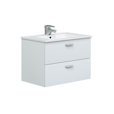 Bricomart MUEBLE DE BAÑO ECO BLANCO 70X45CM 2 CAJONES