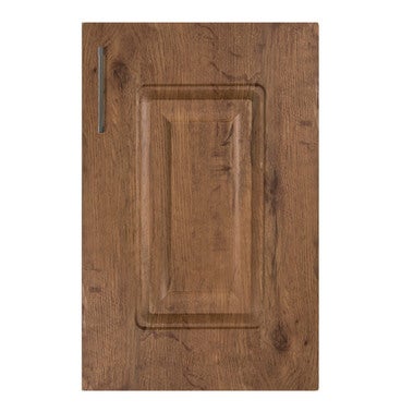 Bricomart PUERTA PARA MUEBLE DE COCINA OVIEDO MADERA ROBLE OSCURO MATE MDF 70X40CM Ofertas | Hogar y jardín