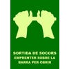 SEÑAL  FOTOLUMINISCENTE SORTIDA DE SOCORS BARRA