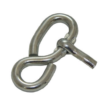 GANCHOS ACORTADOR DE CUERDA 80 MM GALVANIZADO. 4 UDS